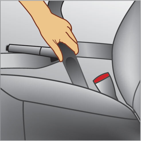 Extra long crevice tool for hard to reach places