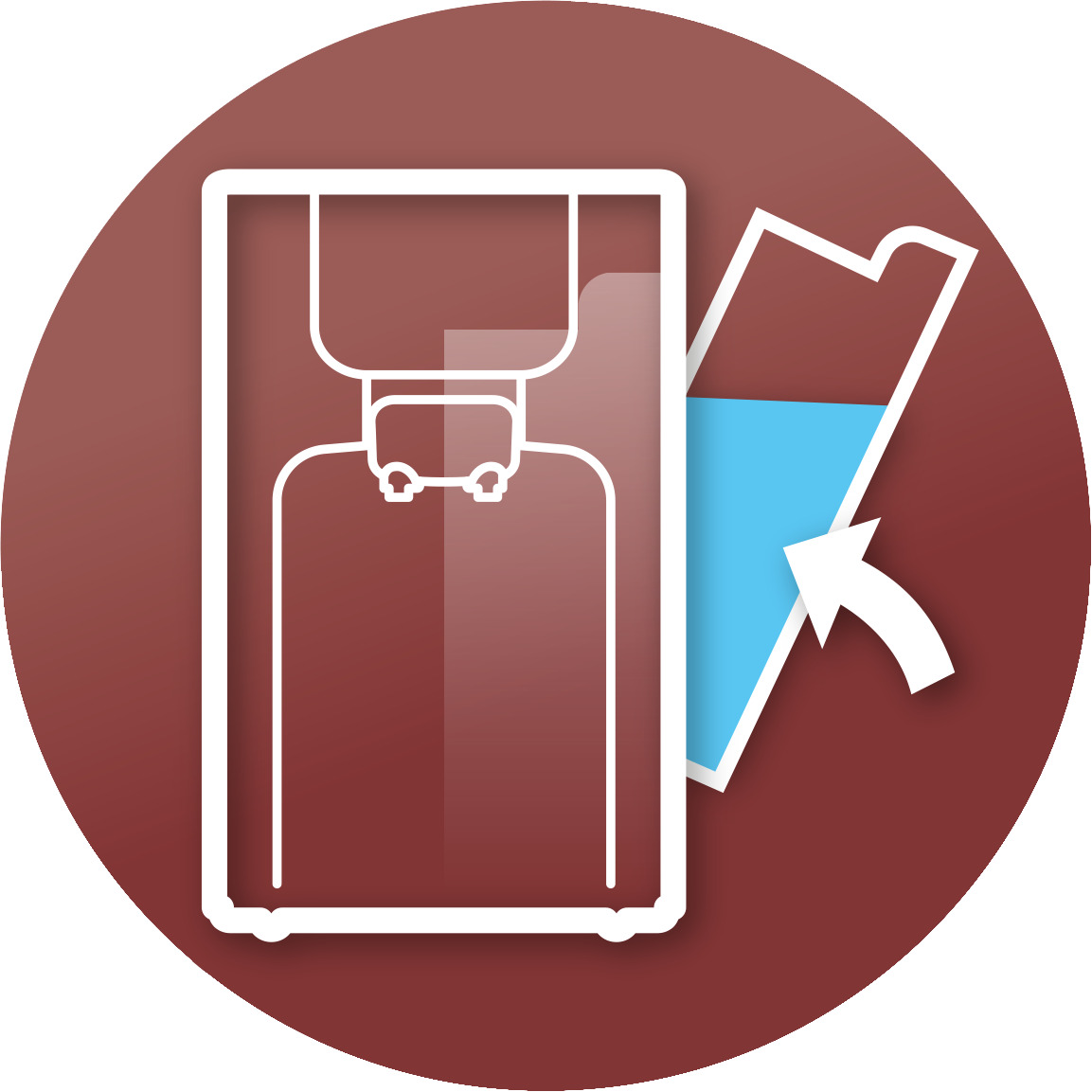 Seitlicher, leicht abnehmbarer Wasserbeh&auml;lter