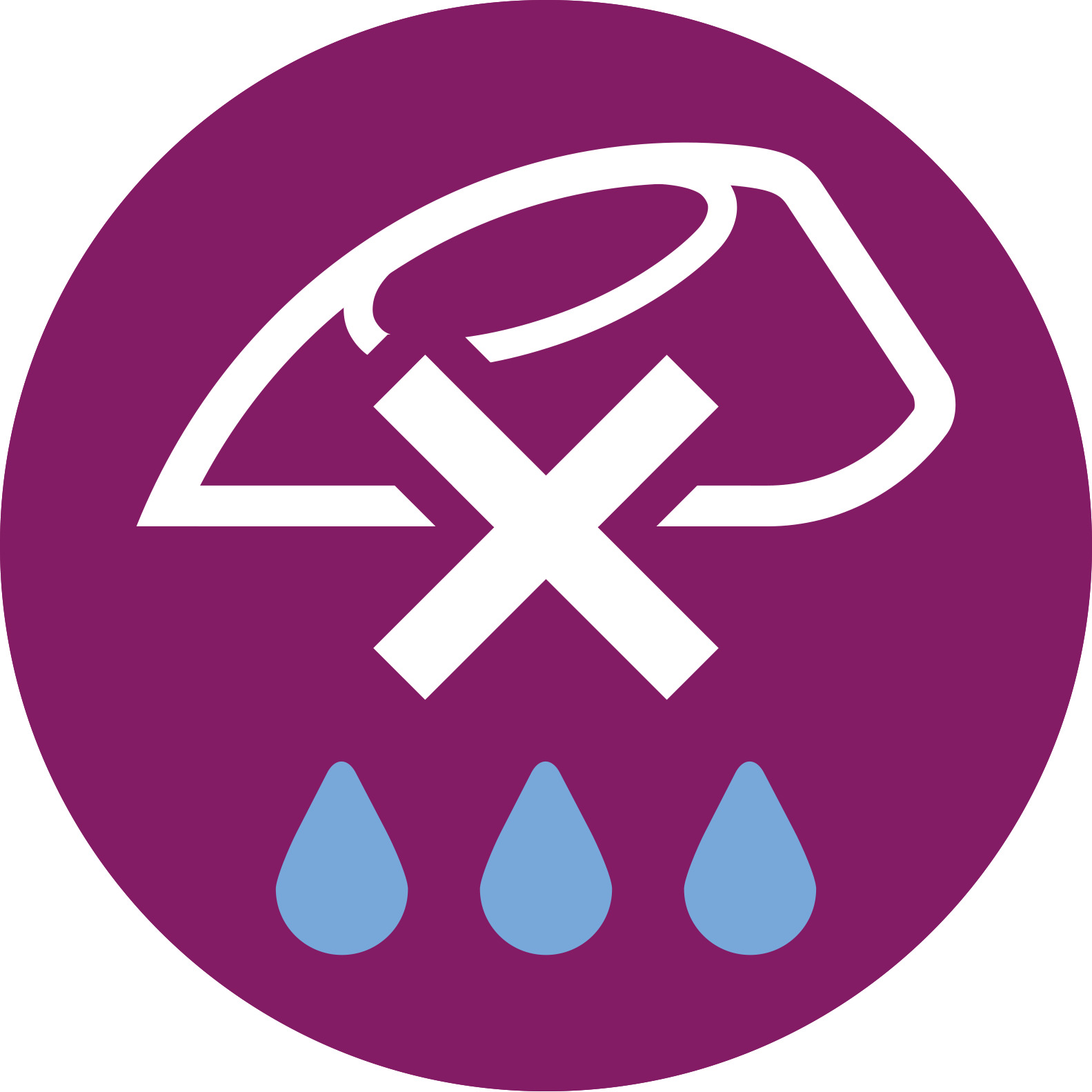 Our drip-stop prevents water dripping on your garment