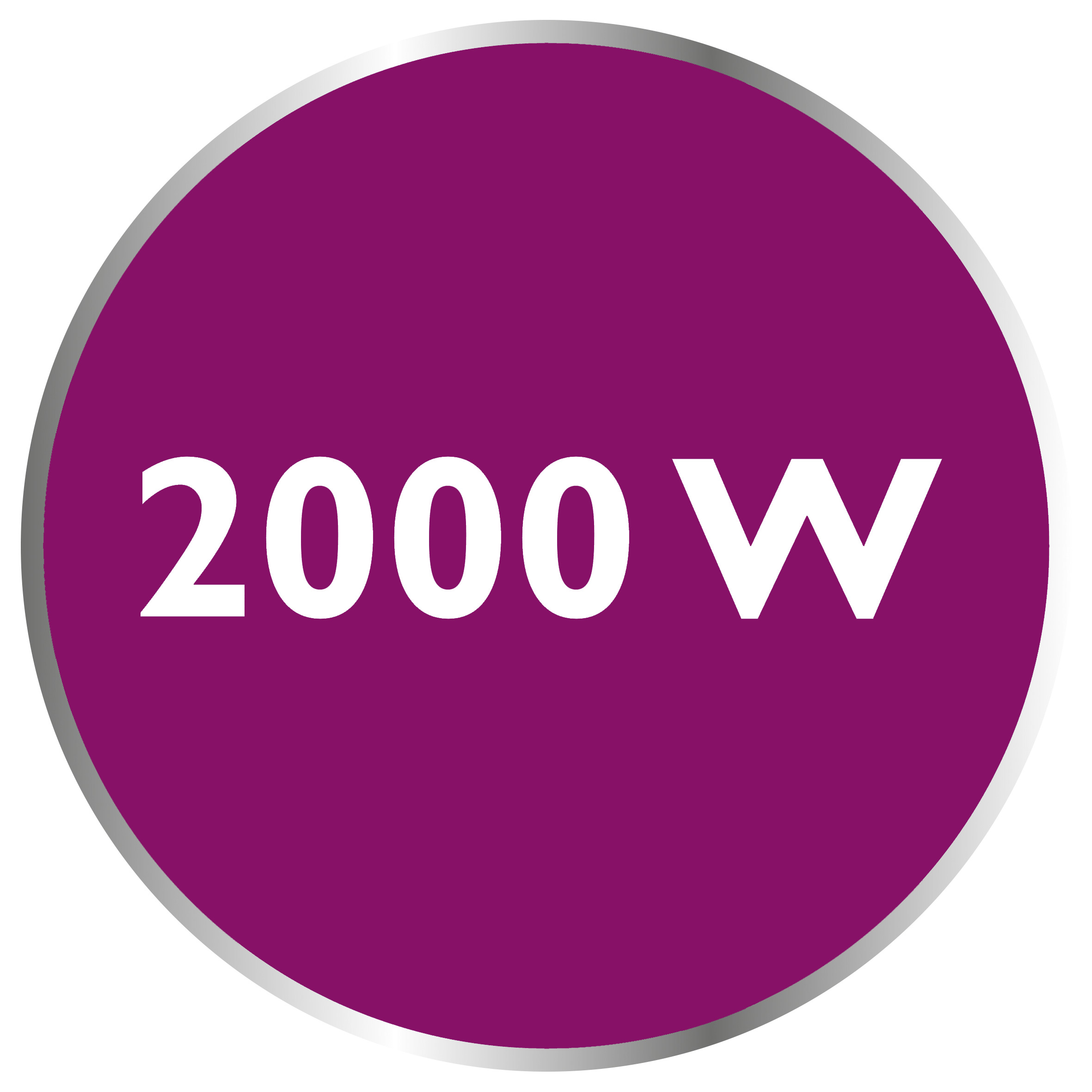 Potencia de hasta 2000&nbsp;W para una salida de vapor de flujo alto y constante