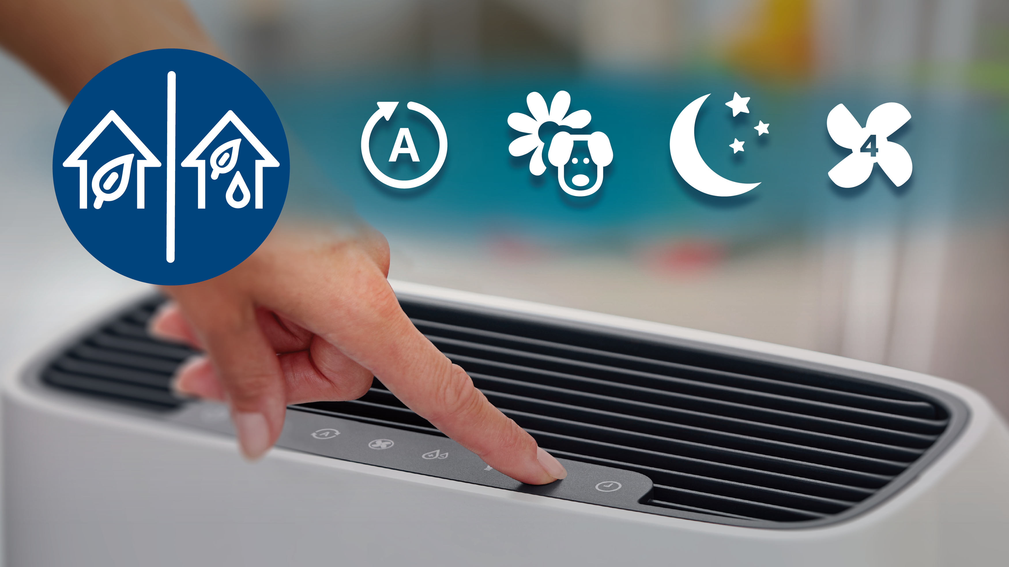 Режим "2&nbsp;в&nbsp;1" и только очистка воздуха в автоматических и ручных режимах