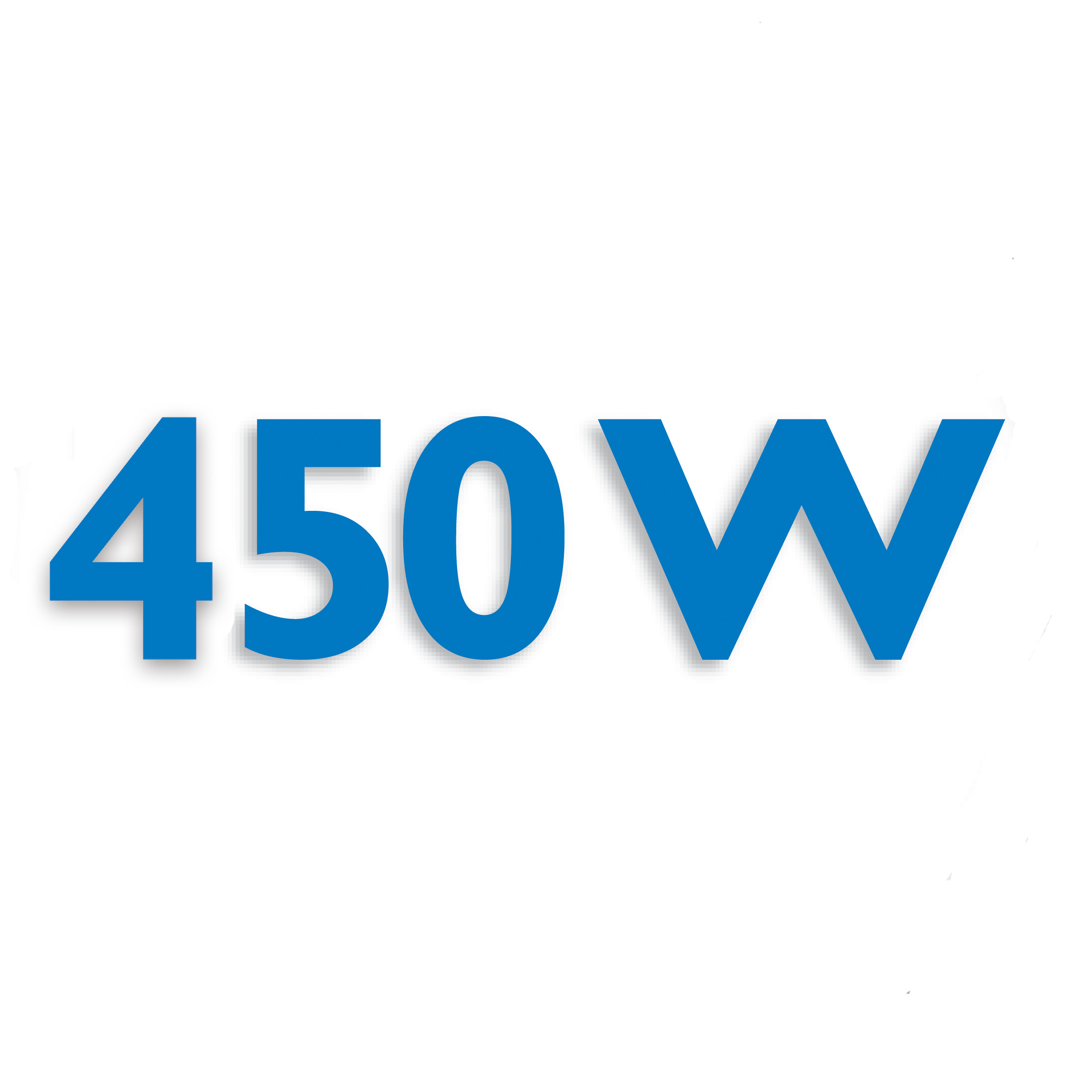 Kraftfuld 450 W motor