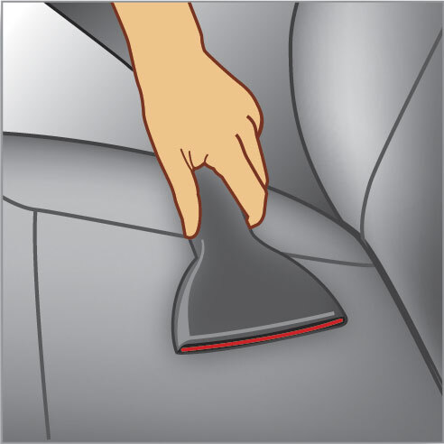 Nozzle especially designed for upholstery cleaning