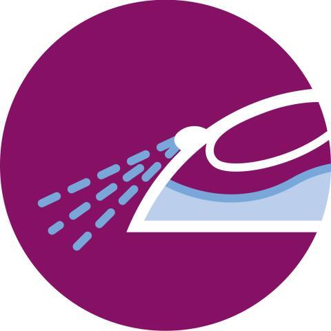 Integrated water spray for making ironing easier