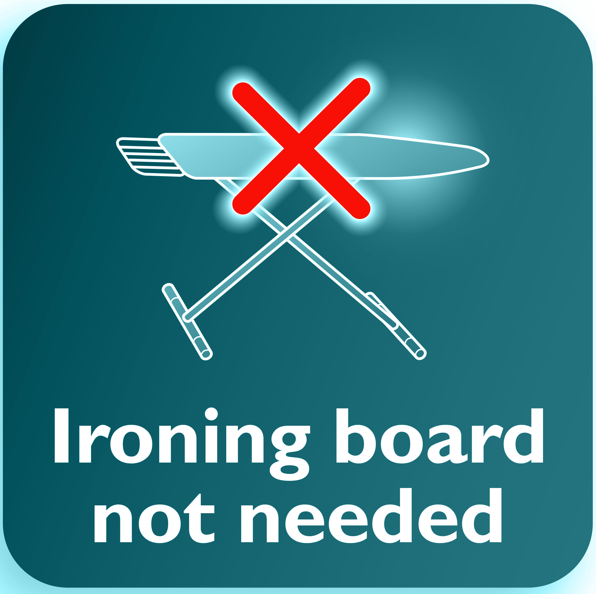 No ironing board needed