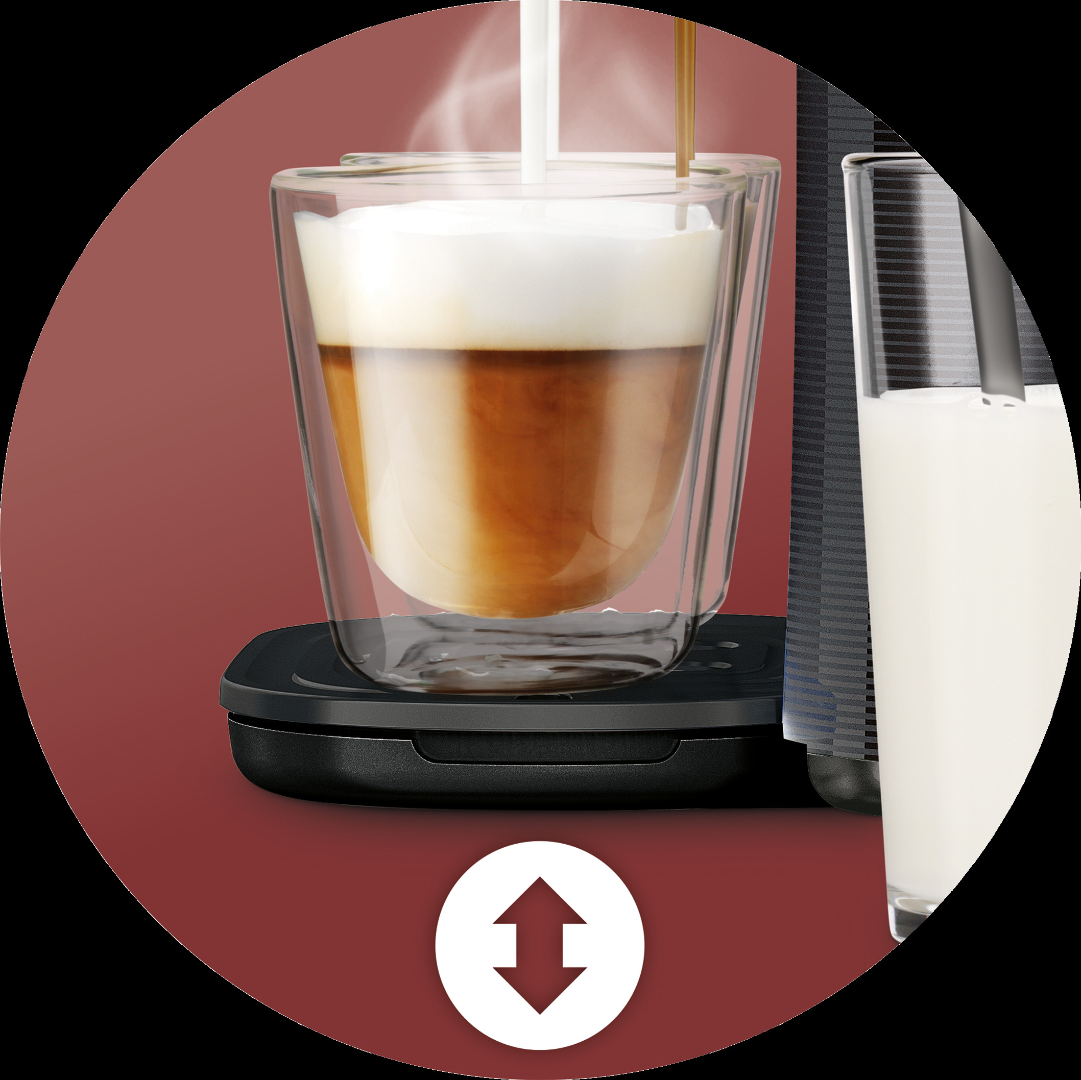 Bandeja ajustable para adaptarse a tu taza favorita