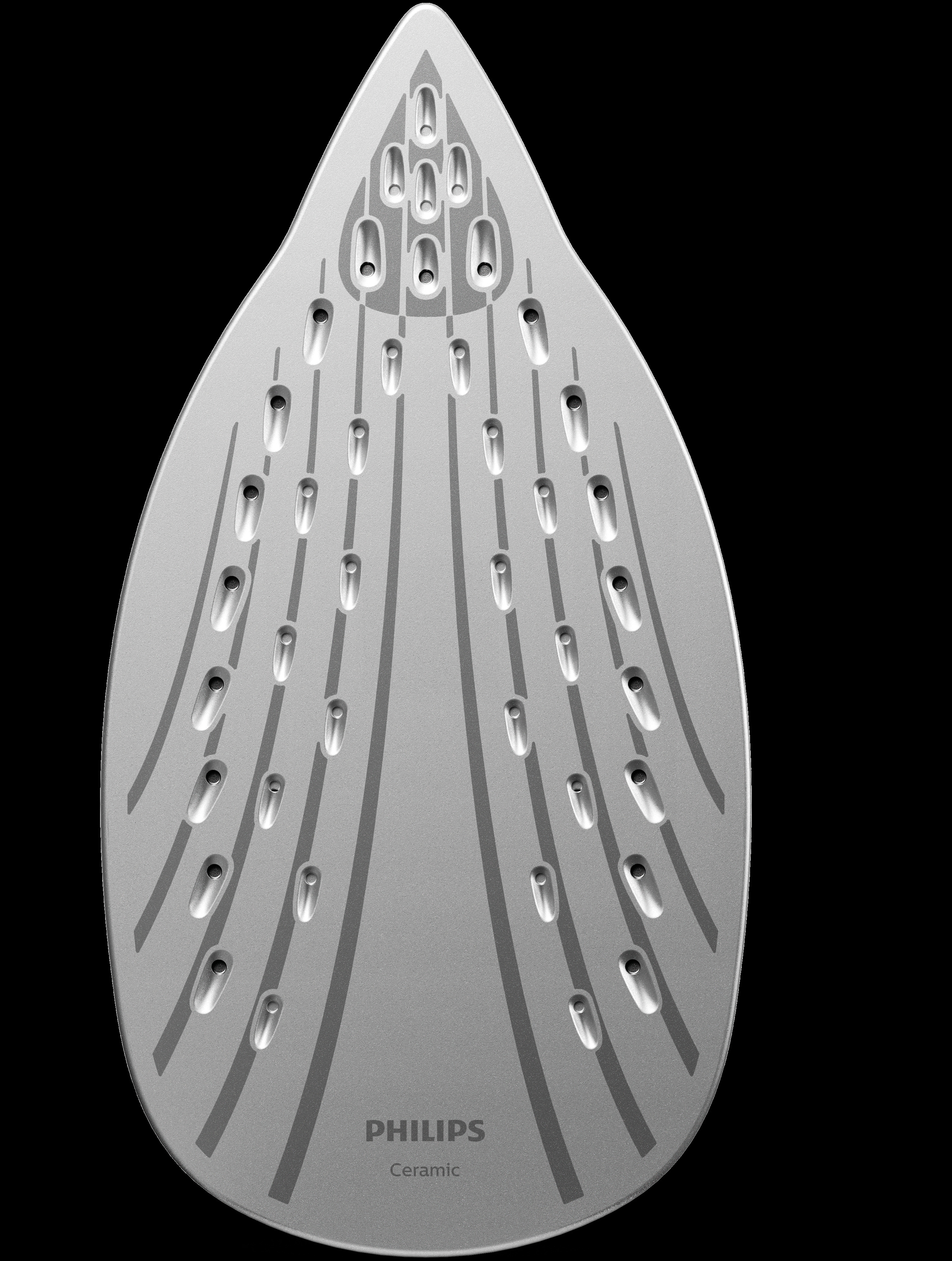 Semelle en c&eacute;ramique pour glisser facilement sur les tissus