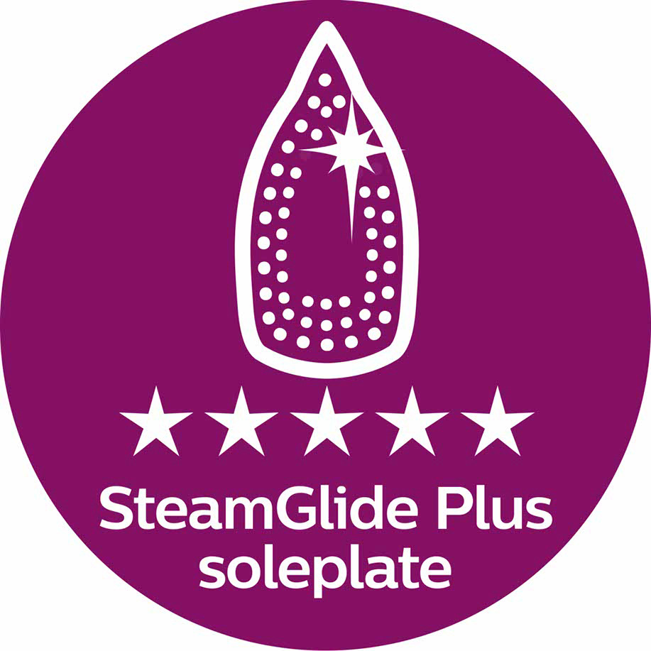 SteamGlide Plus soleplate: Our best gliding, faster ironing