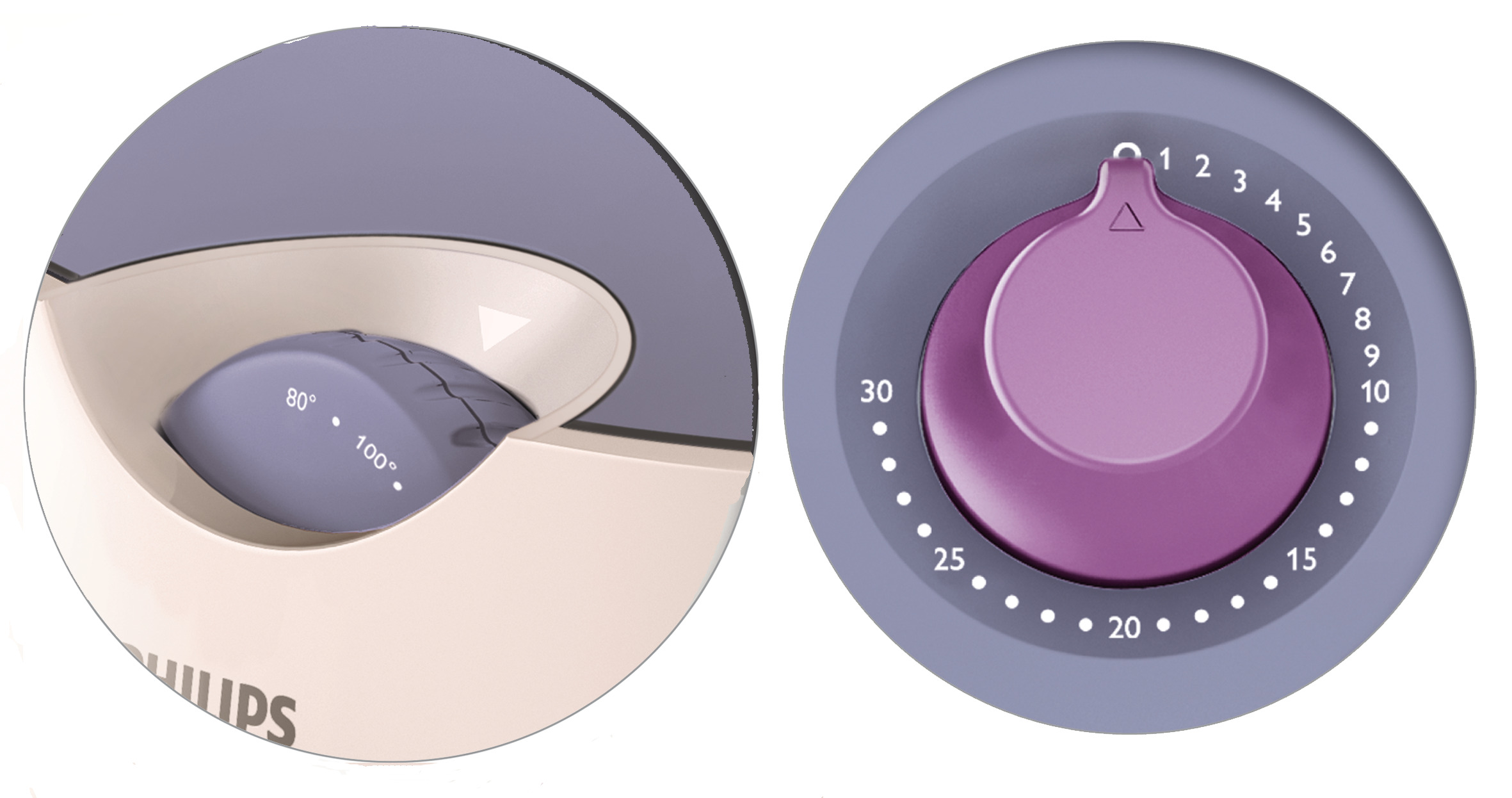 Setelan kontrol waktu dan suhu
