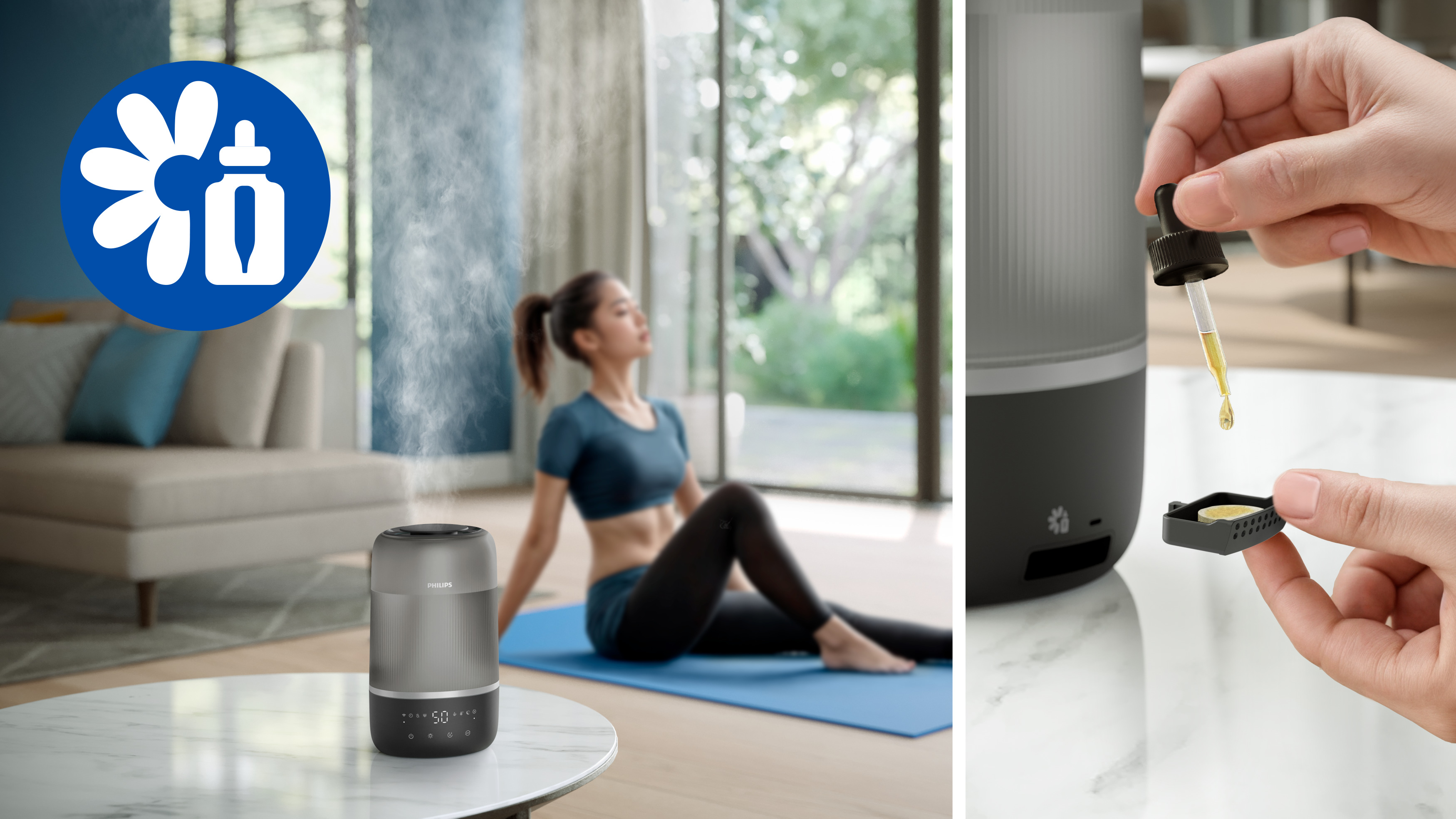 Přidejte vlastn&iacute; esenci&aacute;ln&iacute; oleje a&nbsp;už&iacute;vejte si uklidňuj&iacute;c&iacute; aromaterapii