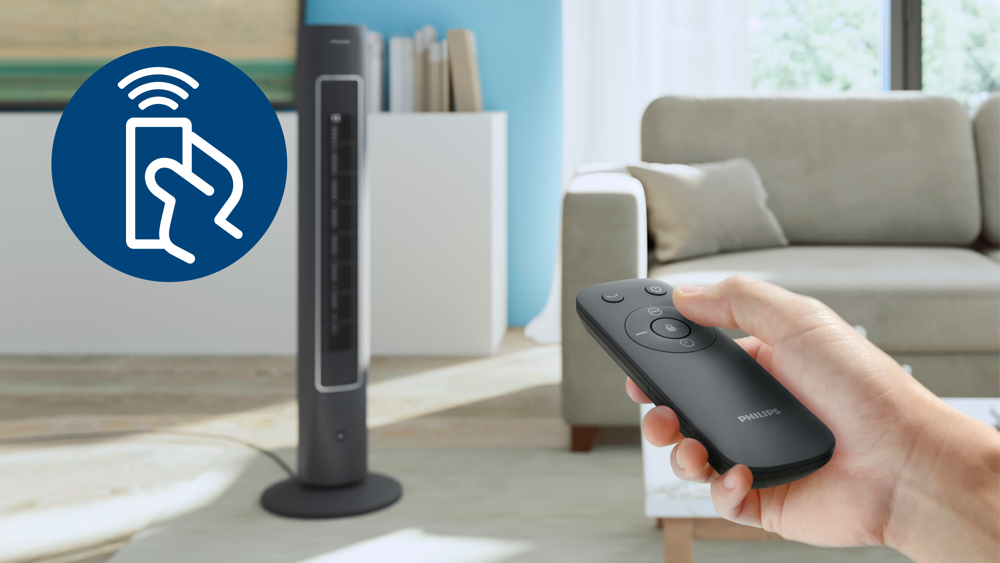 Pohodlie na dosah ruky vďaka diaľkov&eacute;mu ovl&aacute;daniu a dotykov&eacute;mu panelu