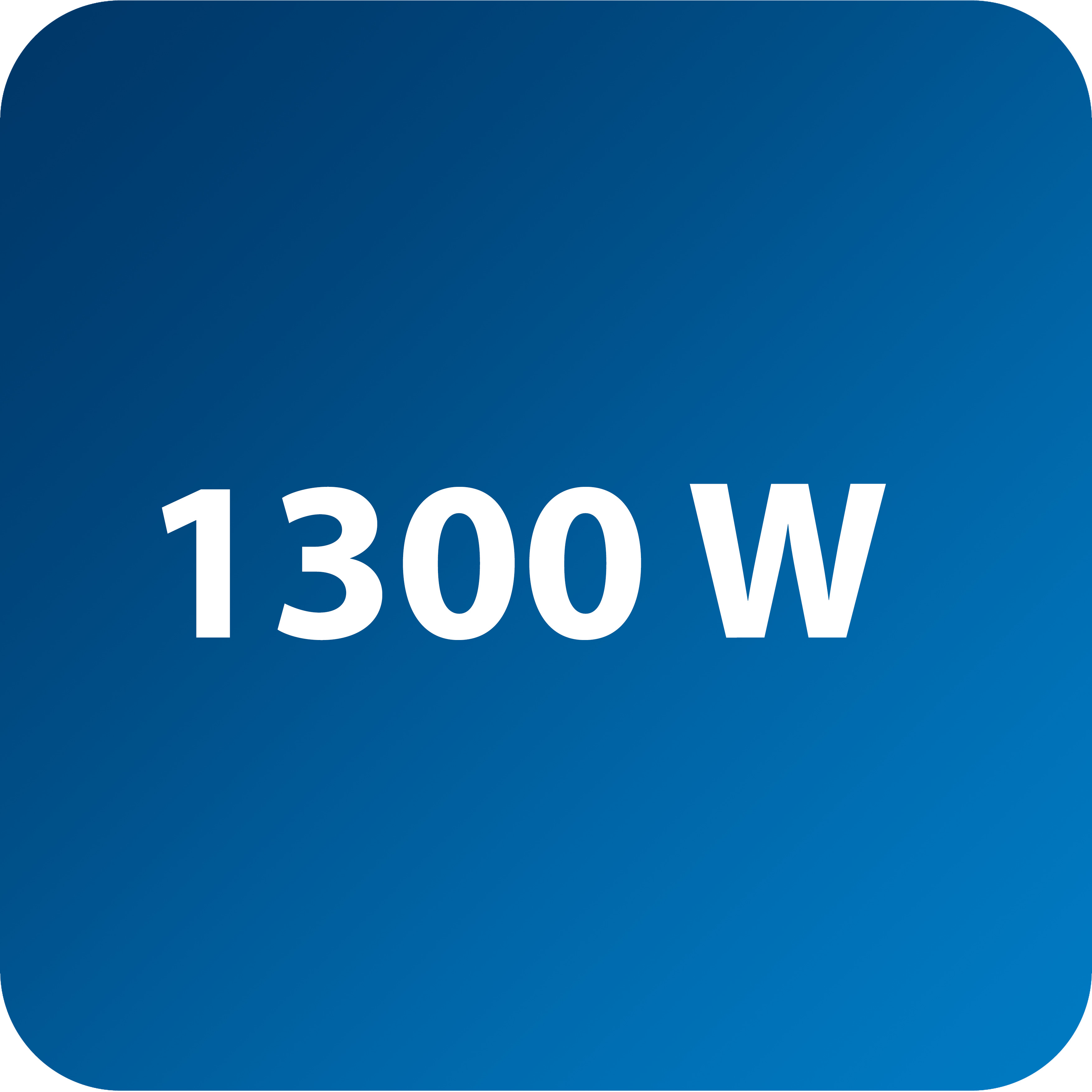 1300 W užtikrina galingą garų srautą