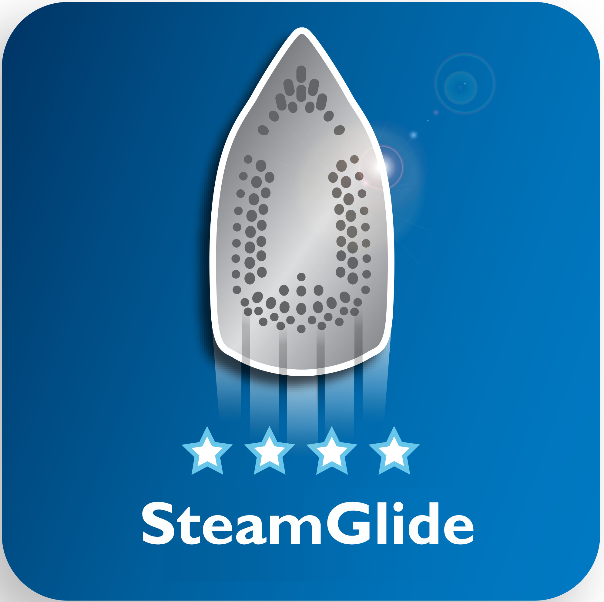 Suela SteamGlide para un deslizamiento suave y sencillo