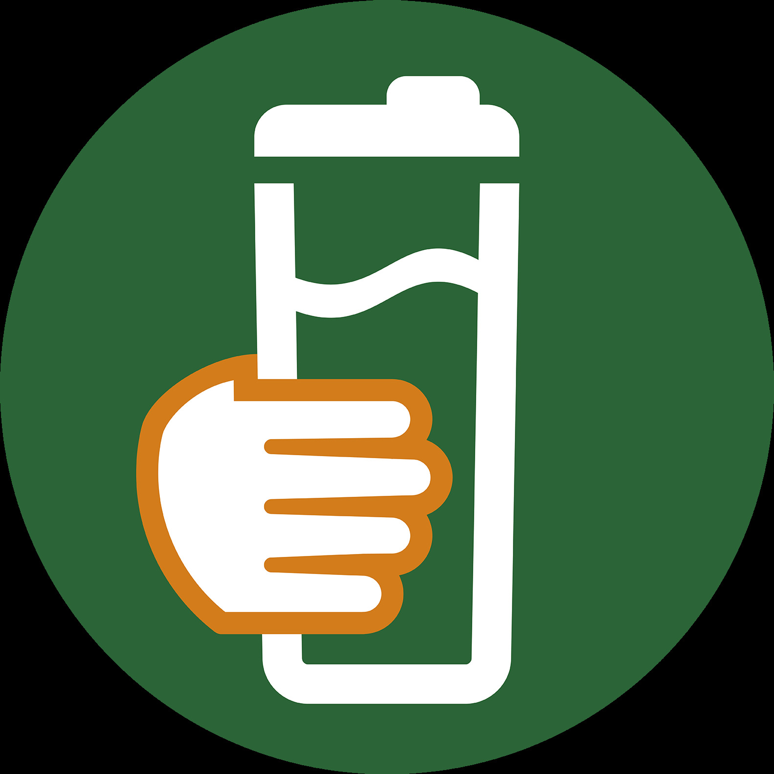 Accesorio de botella port&aacute;til con marcas de nivel