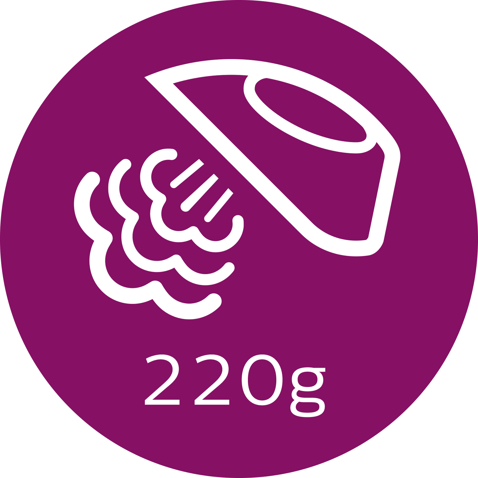 Up to 220g steam boost blasts stubborn creases