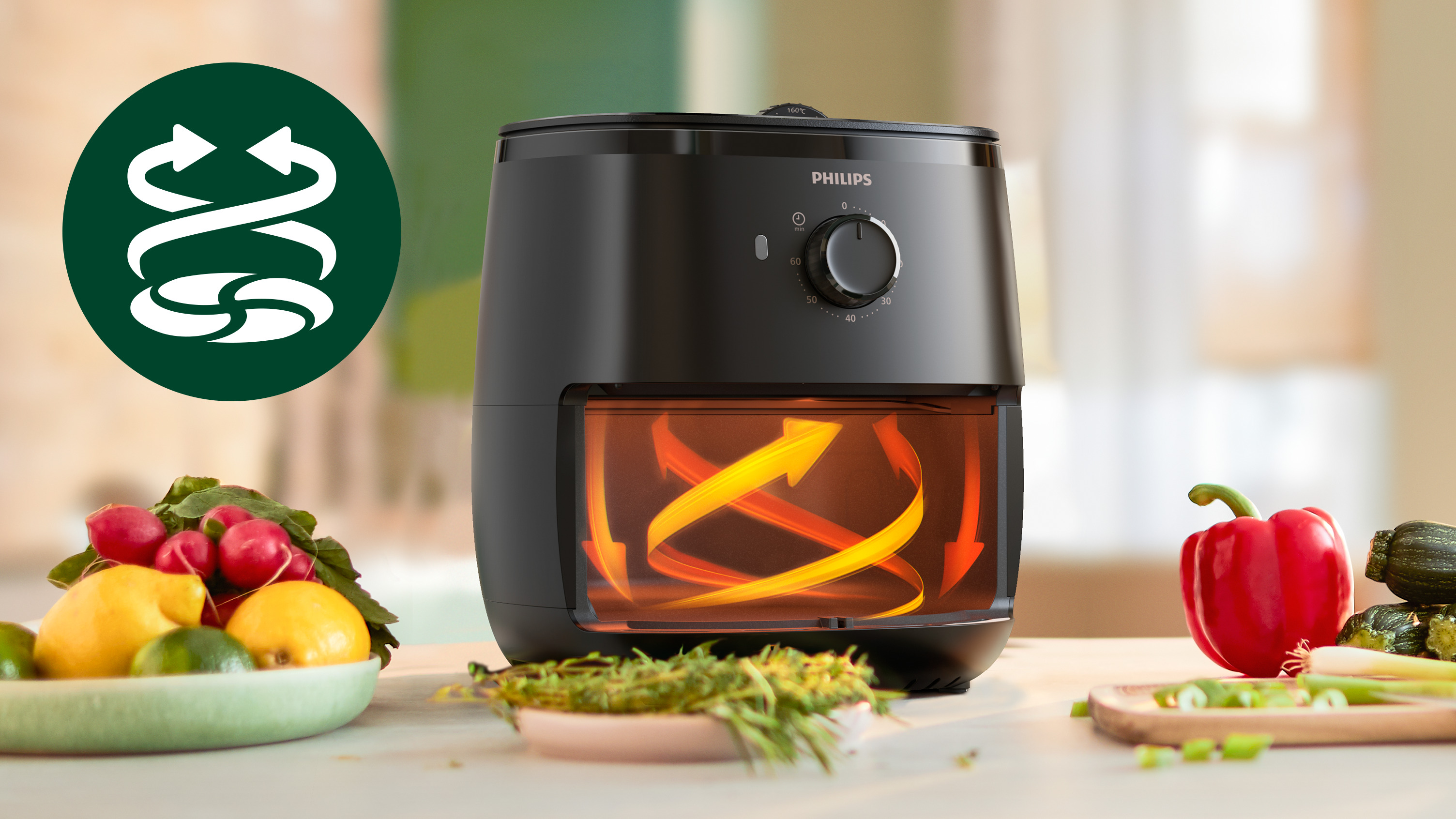 Frittieren mit bis zu 90&nbsp;% weniger Fett*