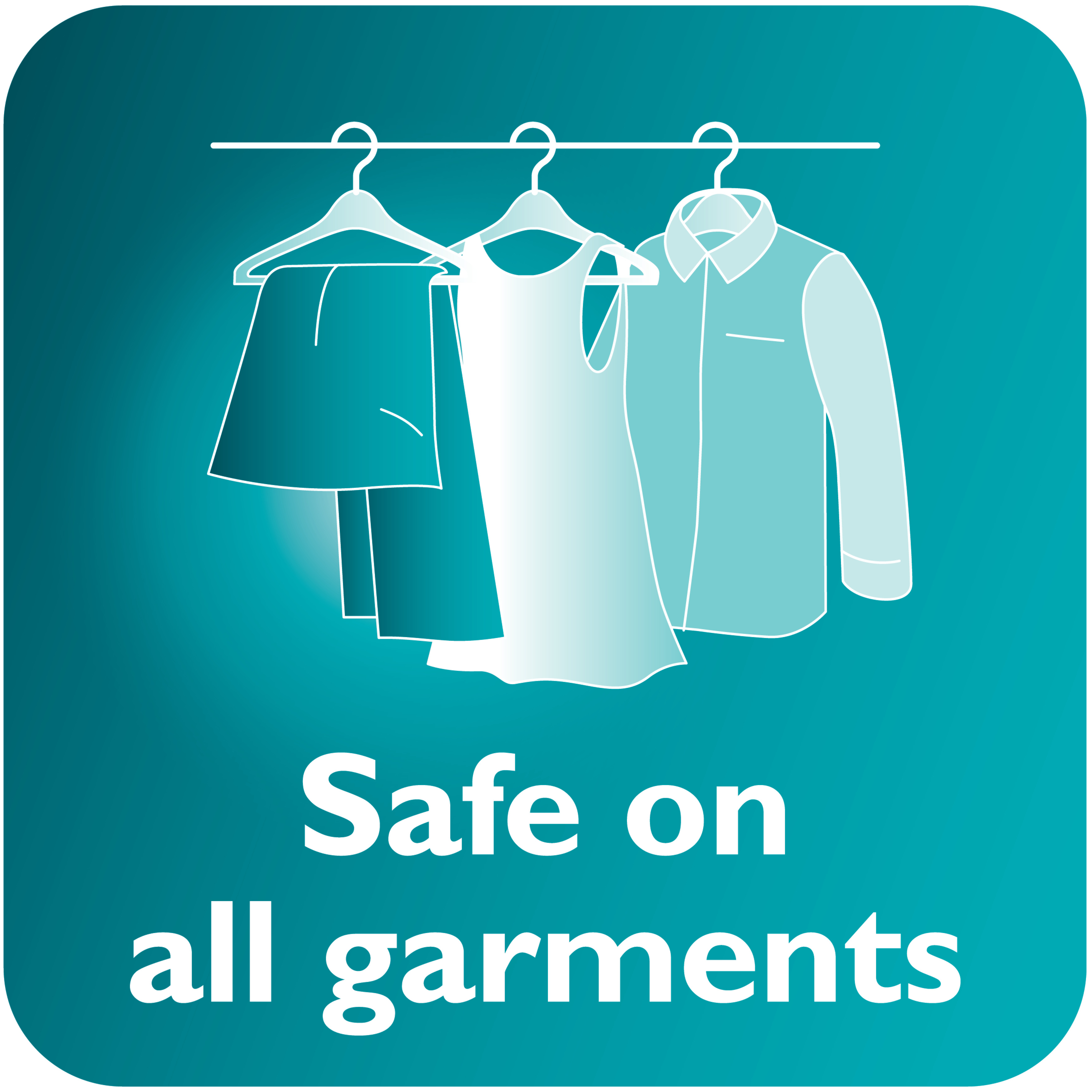 Safe to use on delicate fabrics, like silk