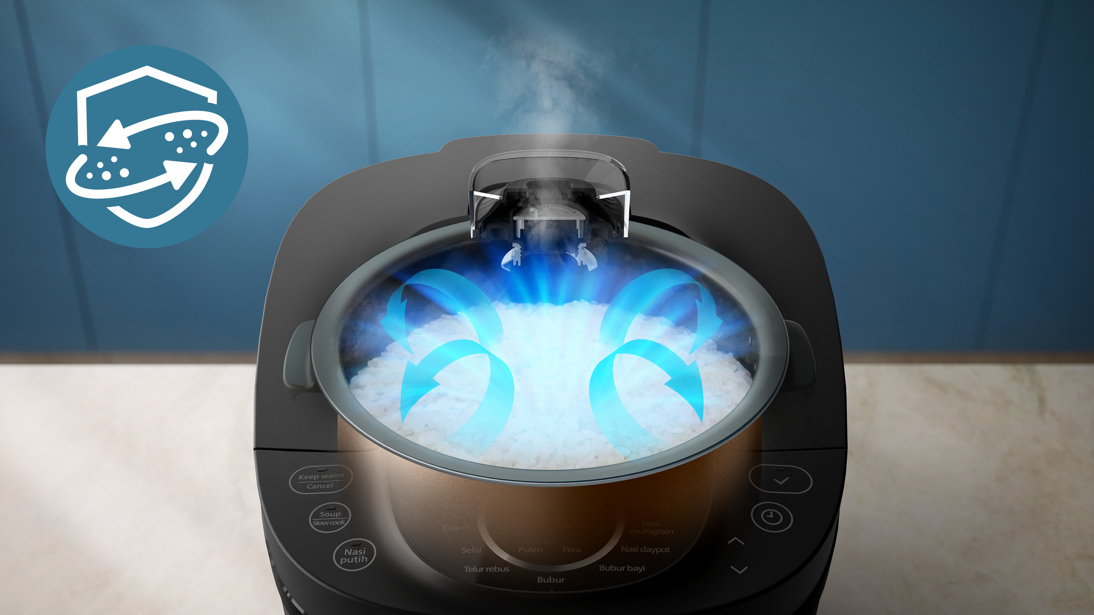 Santapan tetap aman dan nikmat.