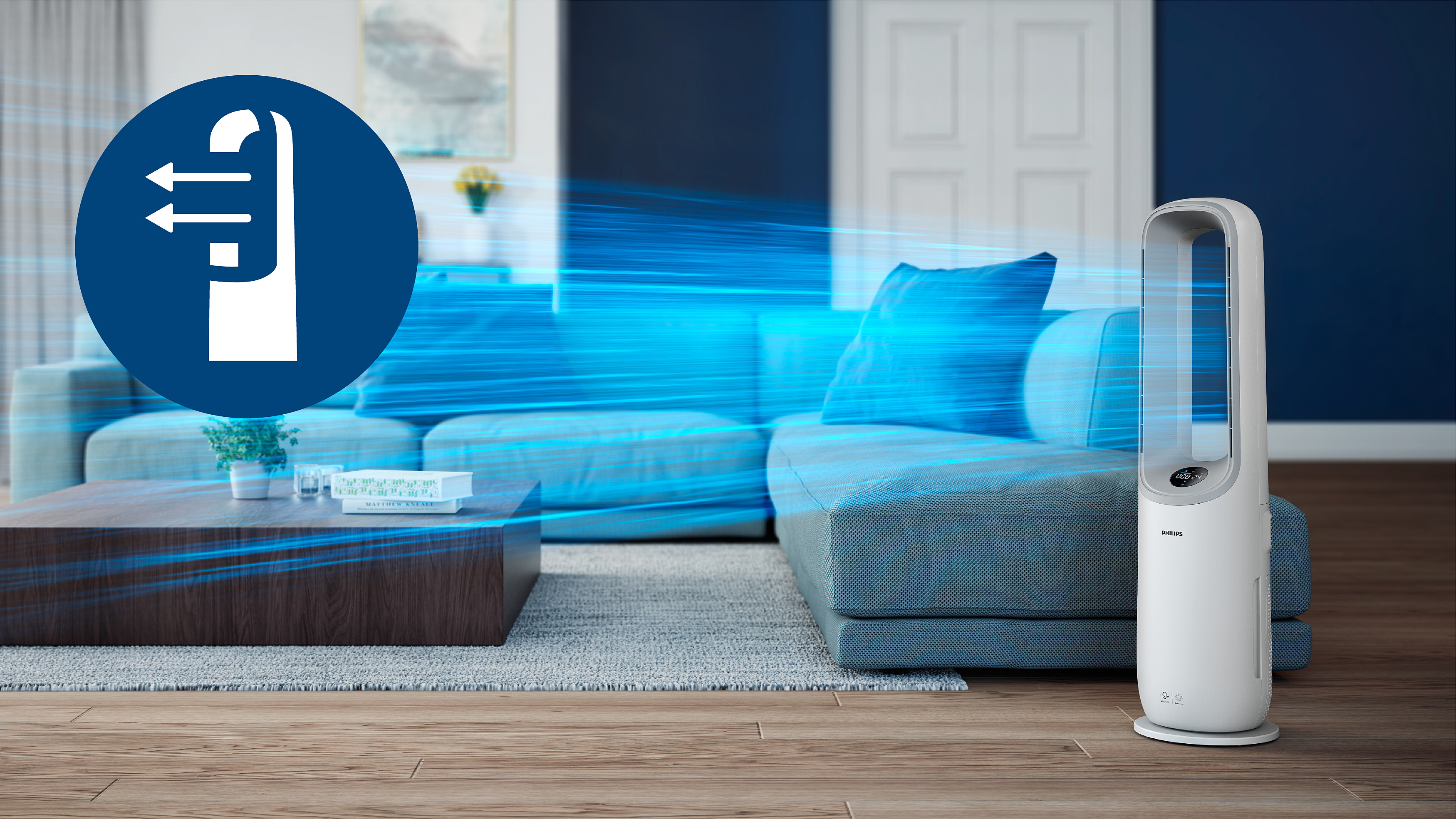 強勁的潔淨氣流讓您感覺涼爽