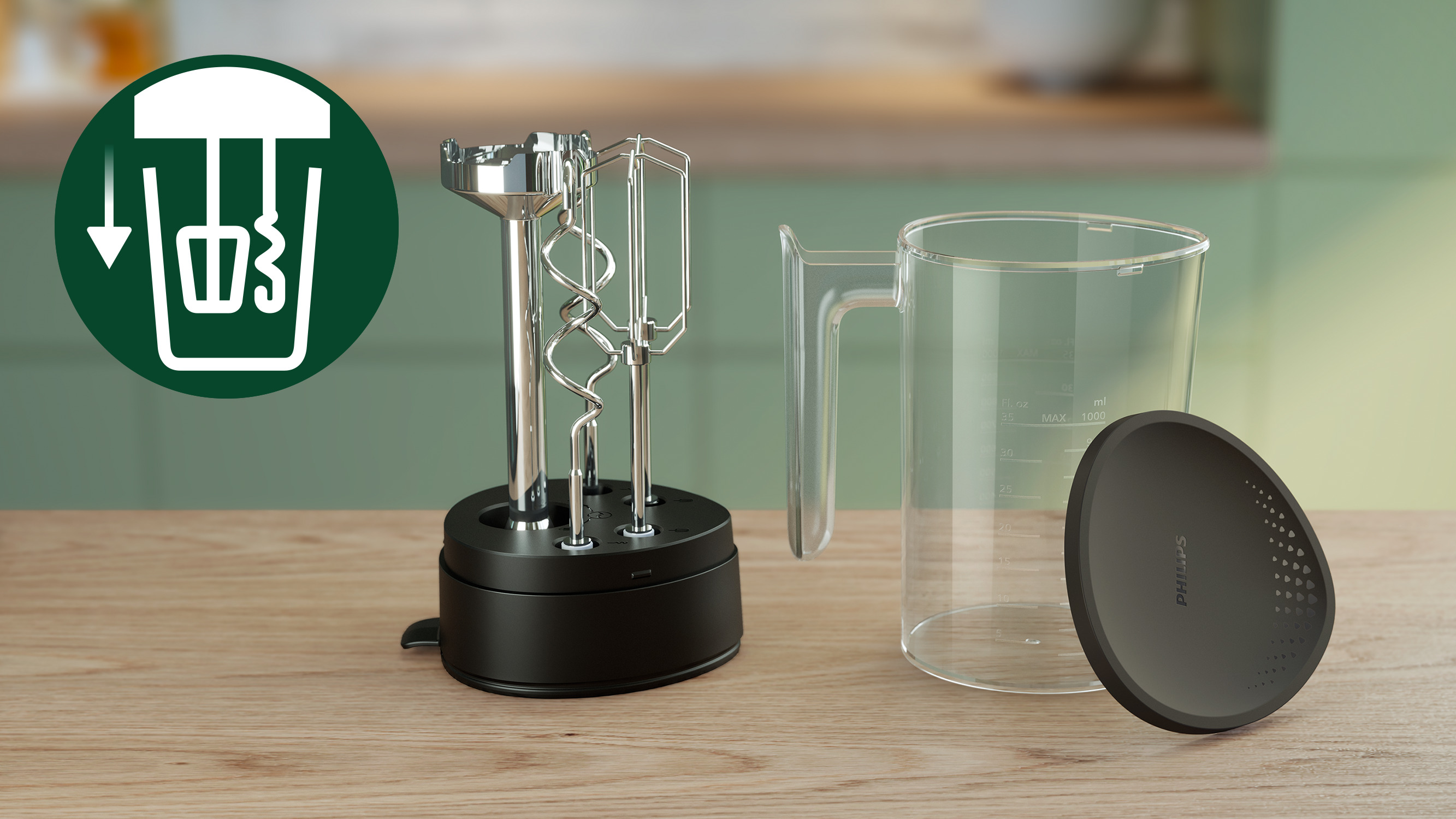 Slimme bewaarbeker voor een nette keuken