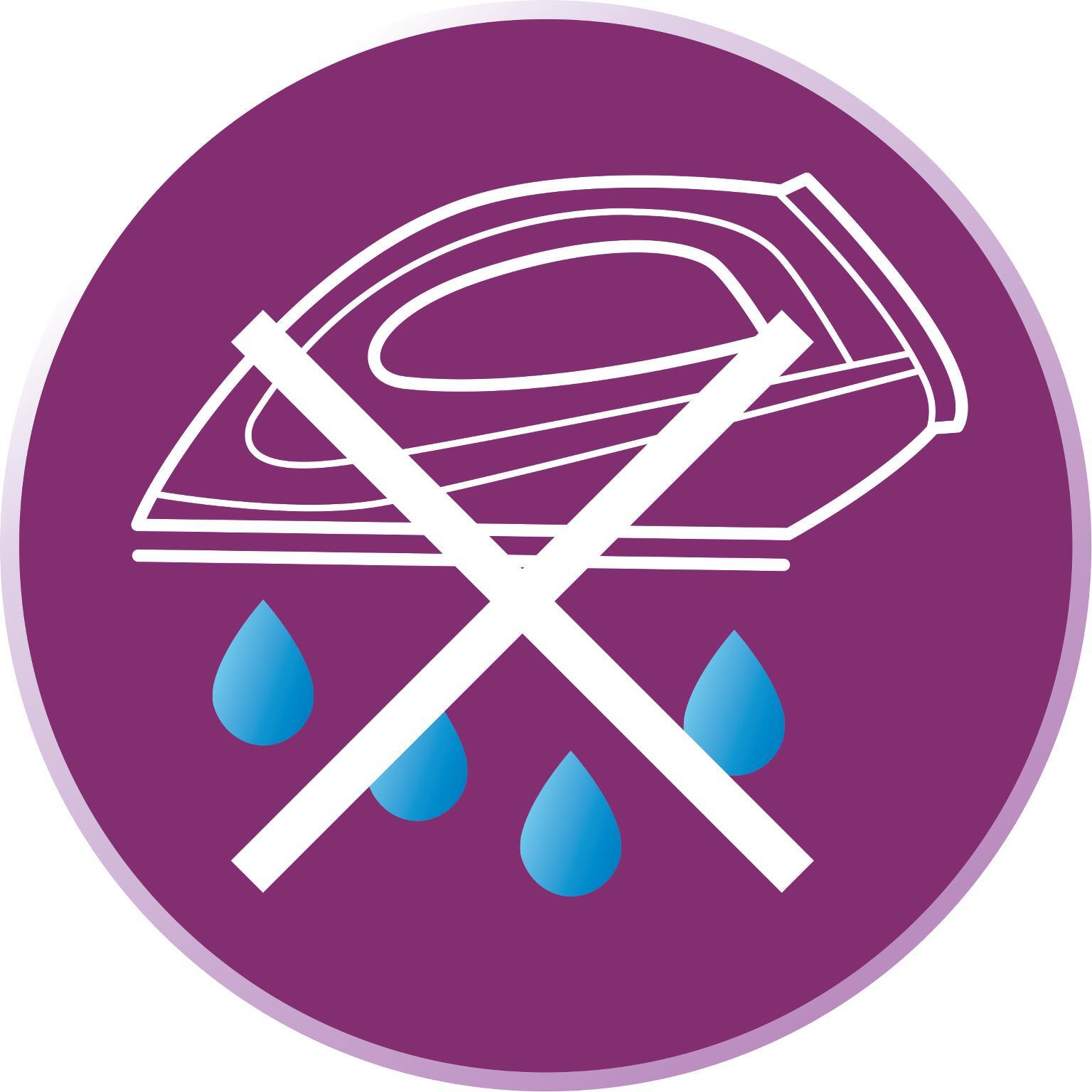 Drip-stop keeps garments spotless while ironing