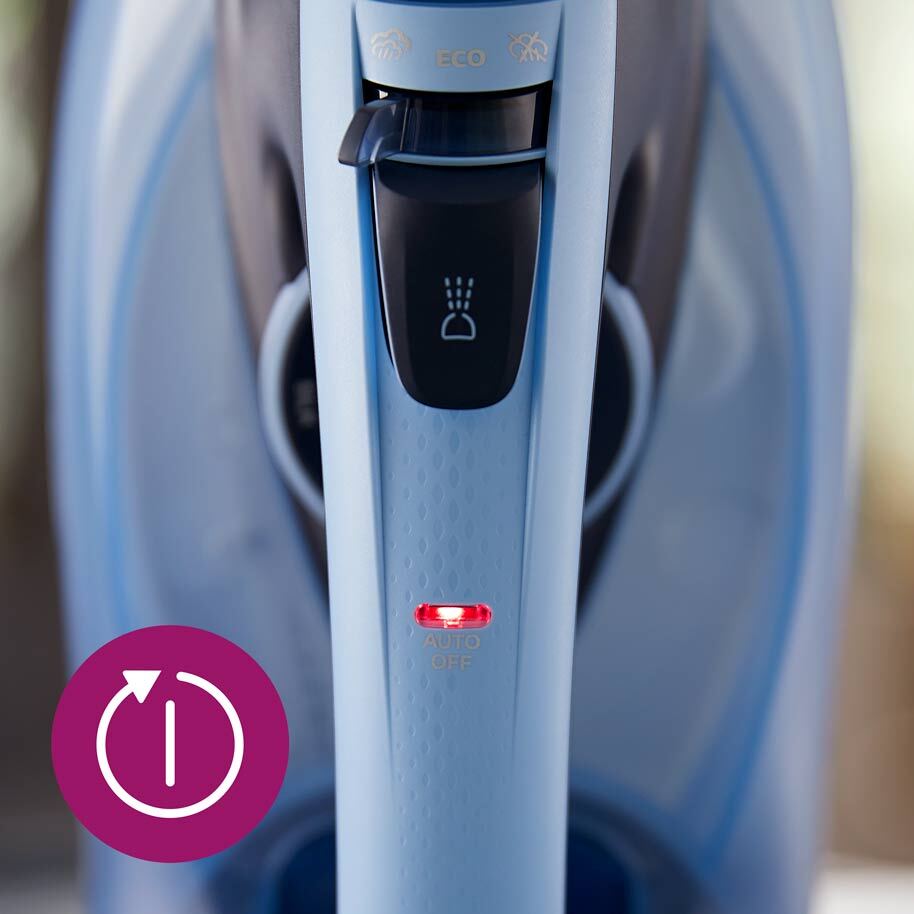 Desativa&ccedil;&atilde;o autom&aacute;tica quando o ferro n&atilde;o &eacute; utilizado