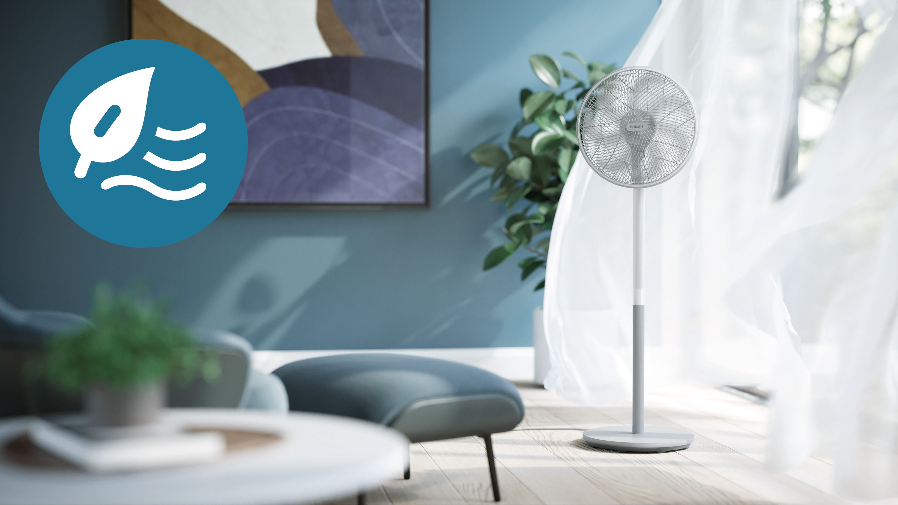 Nat&uuml;rliche-Brise-Modus f&uuml;r erfrischend k&uuml;hle Luft