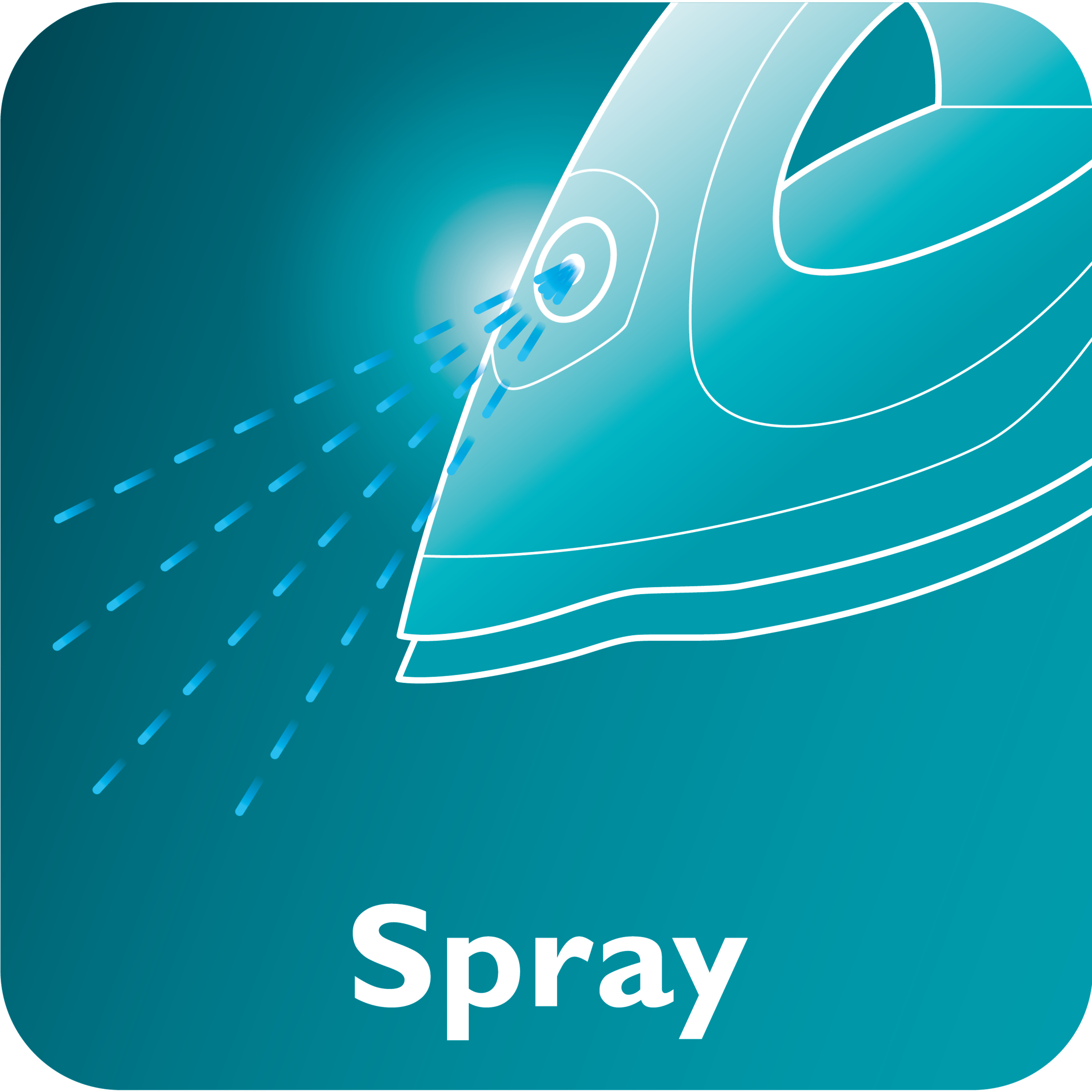 Spray pour humidifier le tissu