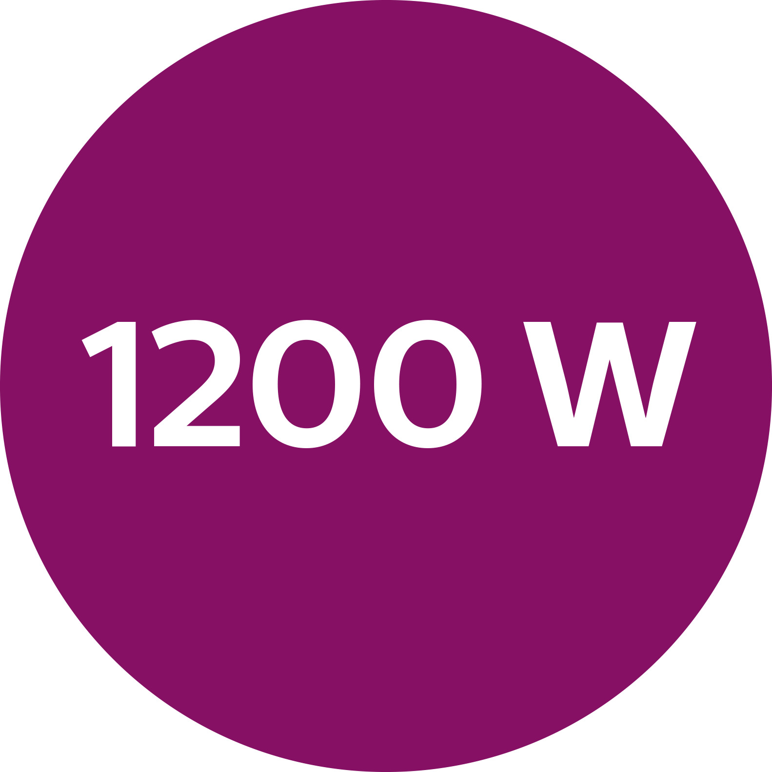 1200W untuk memanaskan dengan cepat