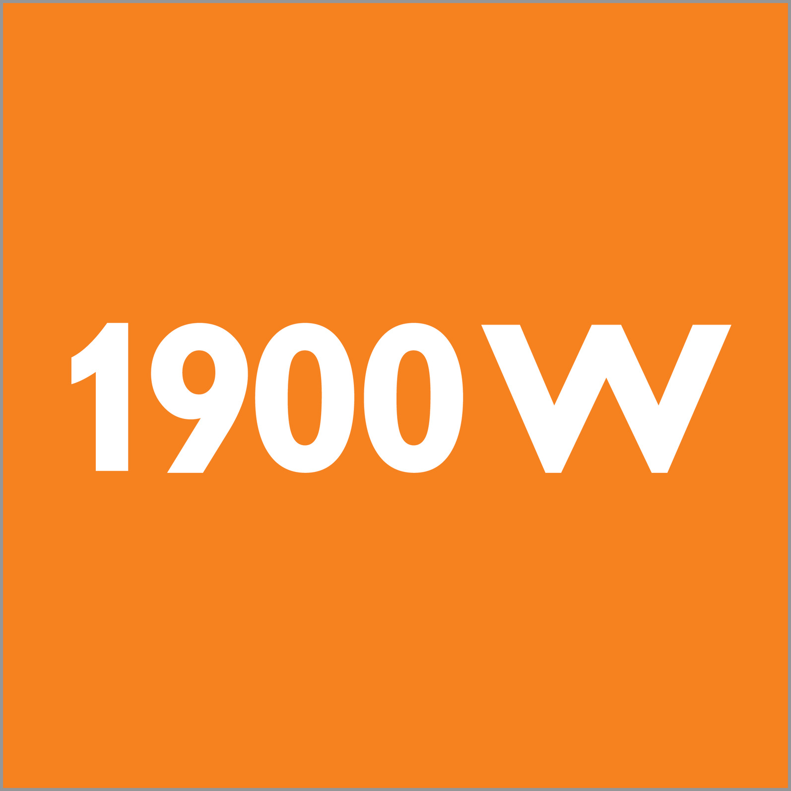 محرك بقوة 1900 واط يولد قوة امتصاص 320 واط كحدّ أقصى