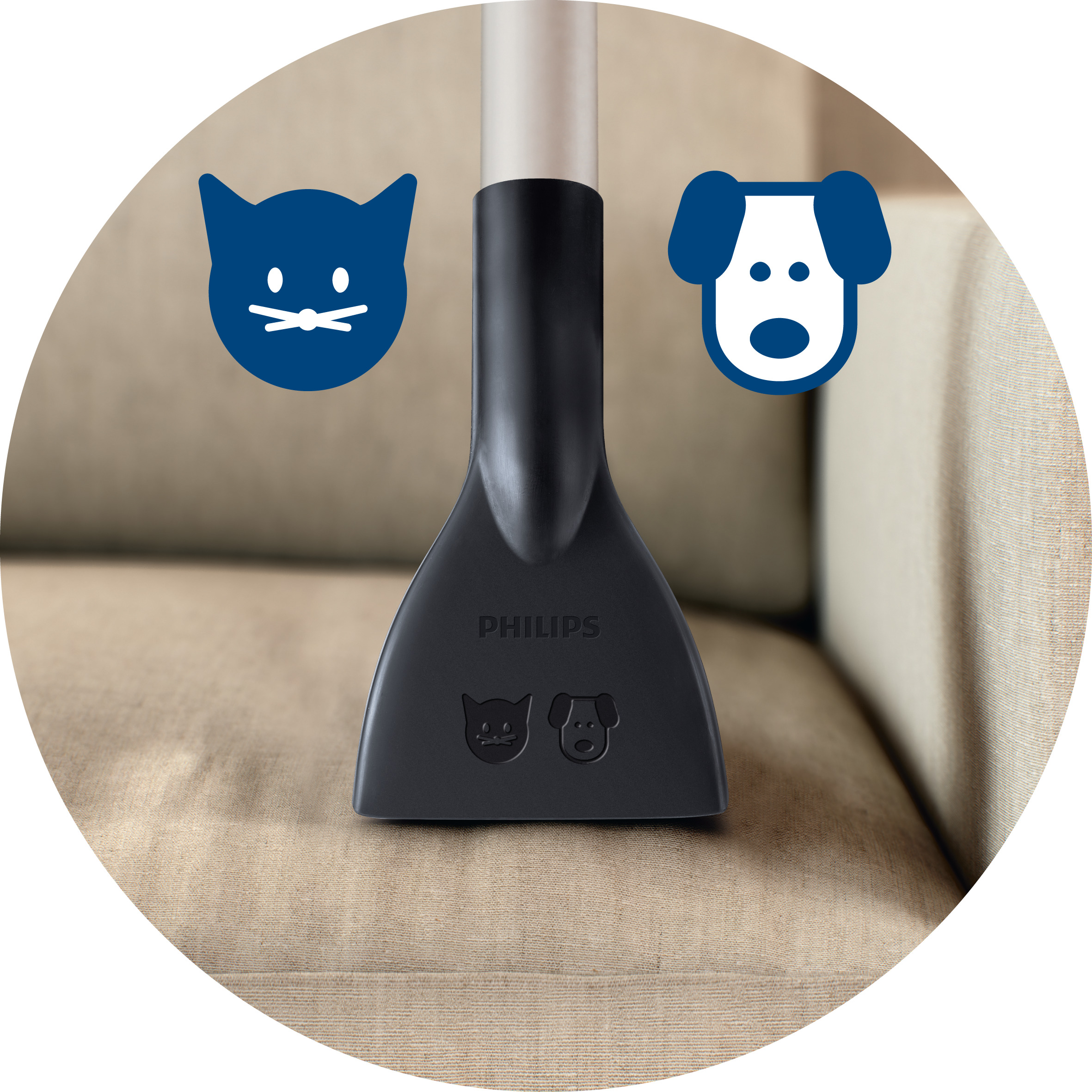 La herramienta para muebles elimina el pelo de mascotas con facilidad