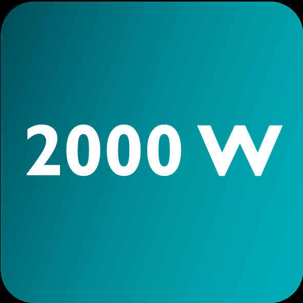 Мощность до 2000&nbsp;Вт обеспечивает постоянную высокую подачу пара