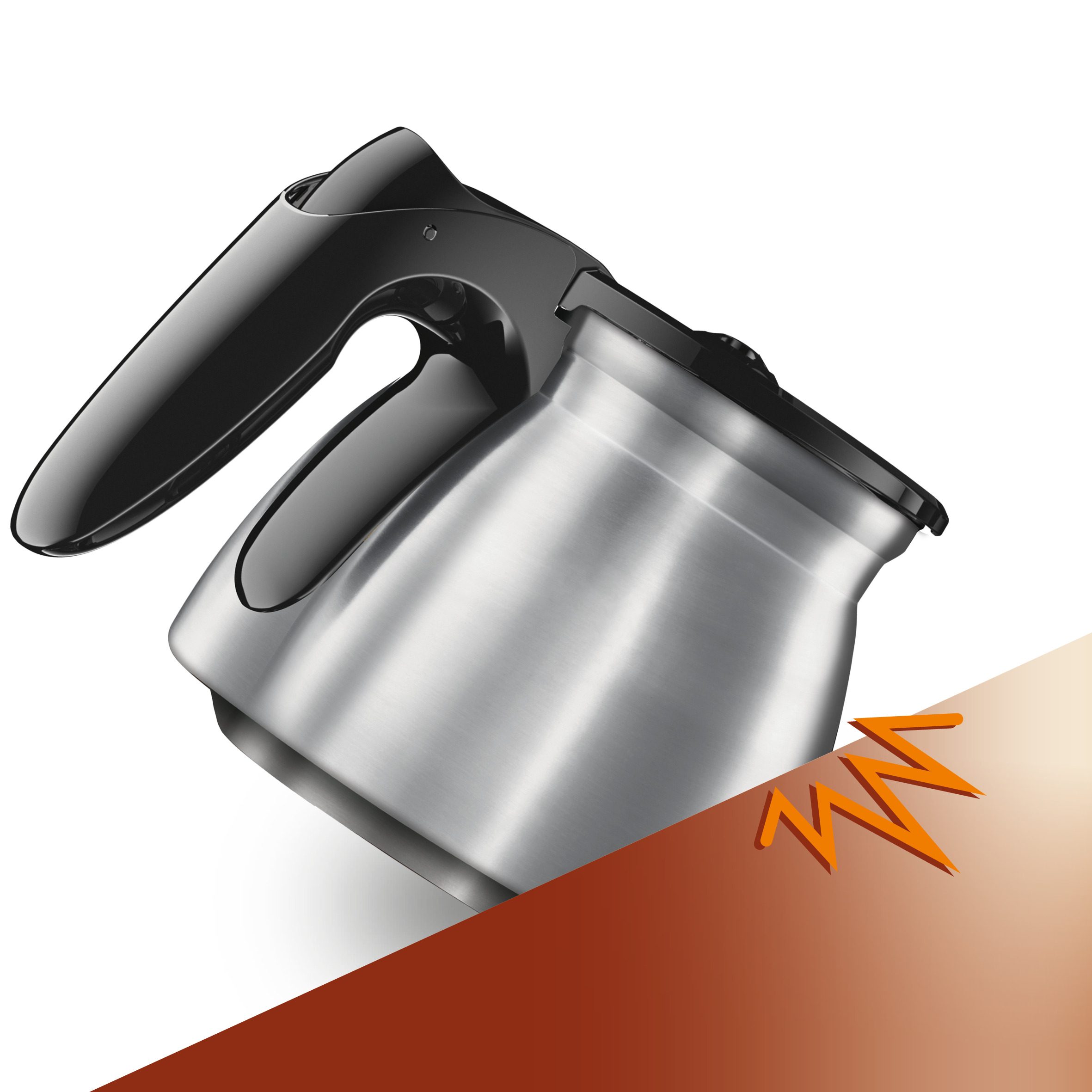 Bruchsichere und langlebige Edelstahlkanne