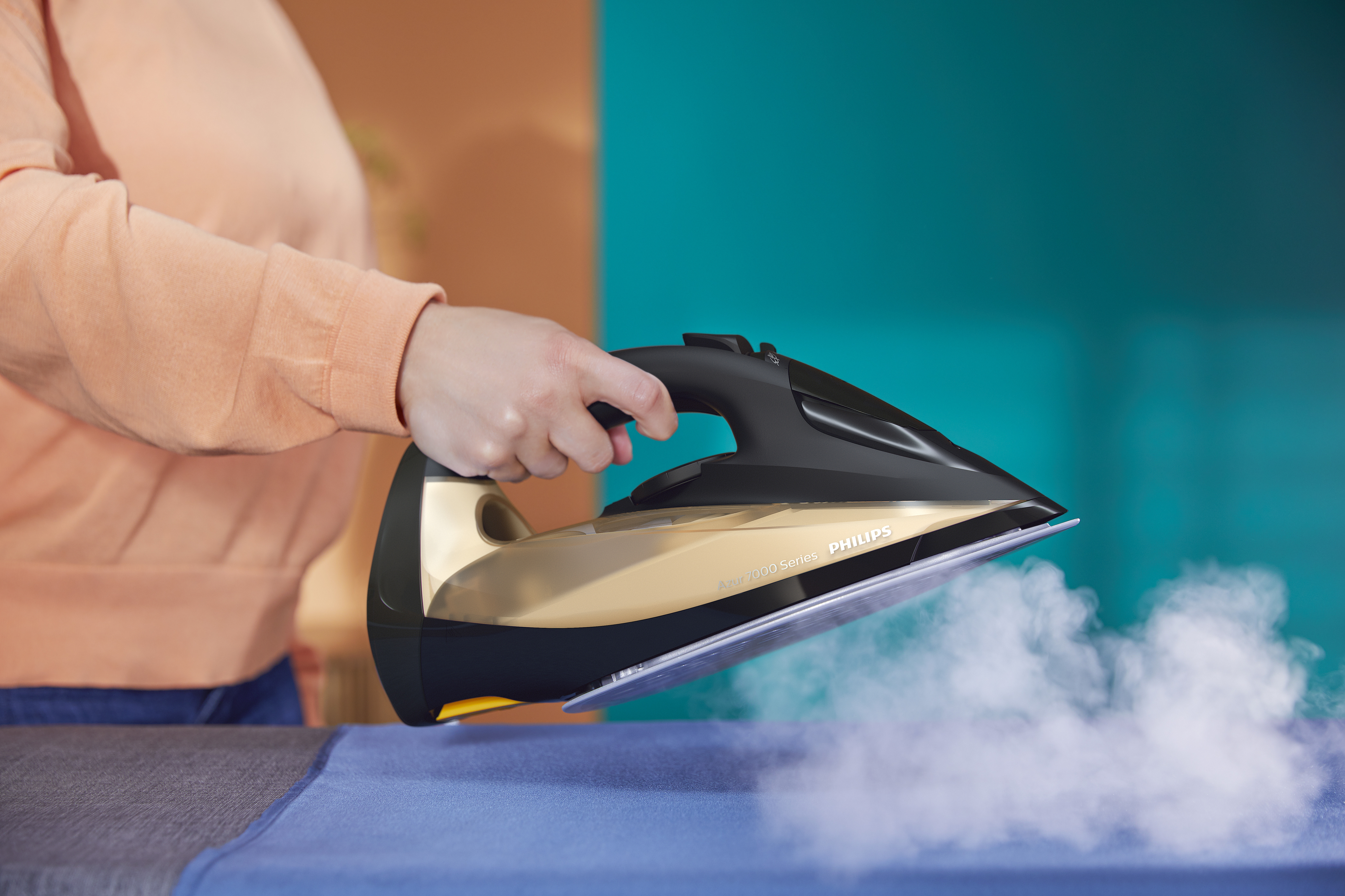 تعزيز بخار يصل إلى 250 غ لإزالة التجاعيد الصعبة كليًا