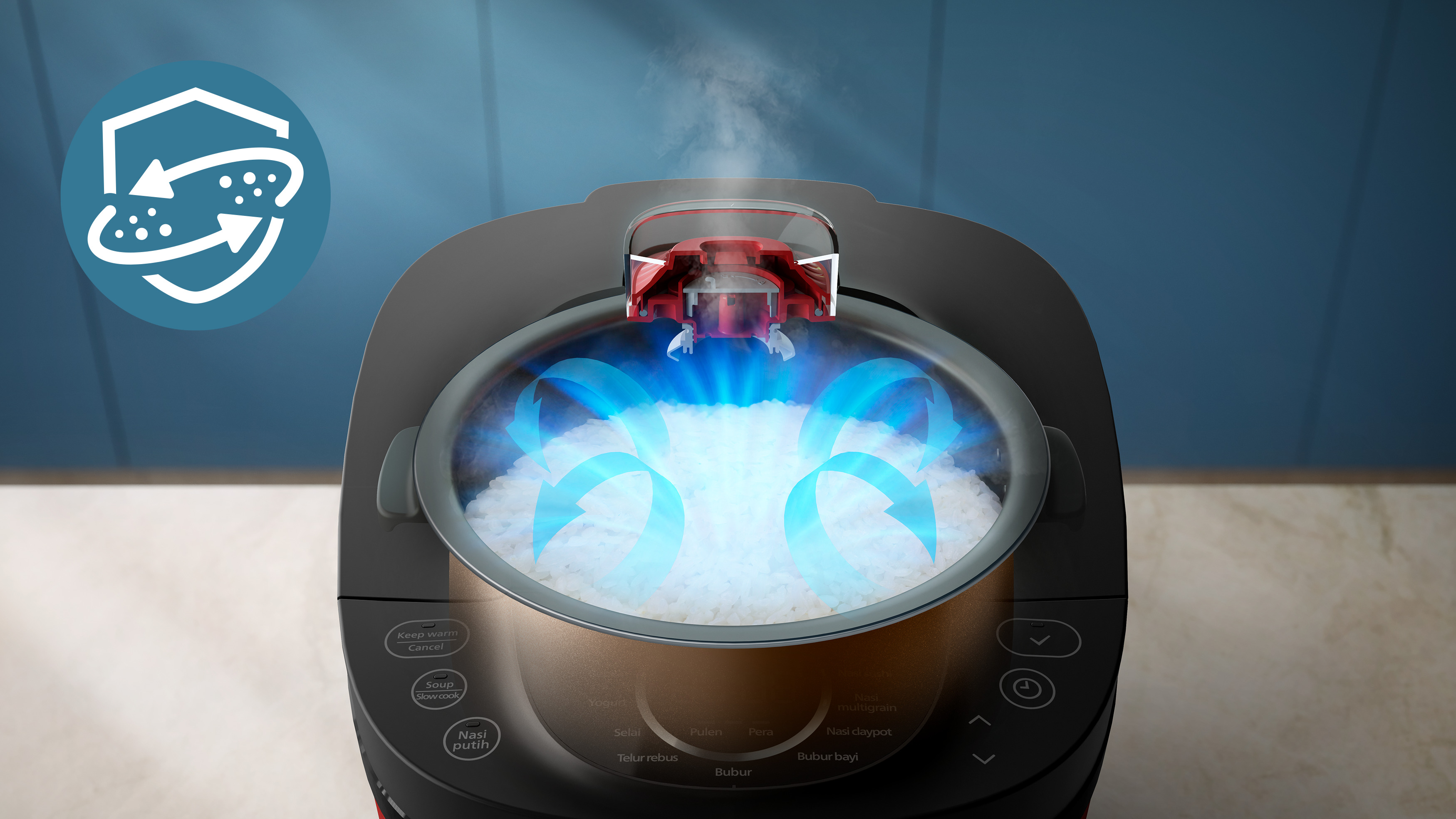 Santapan tetap aman dan nikmat.