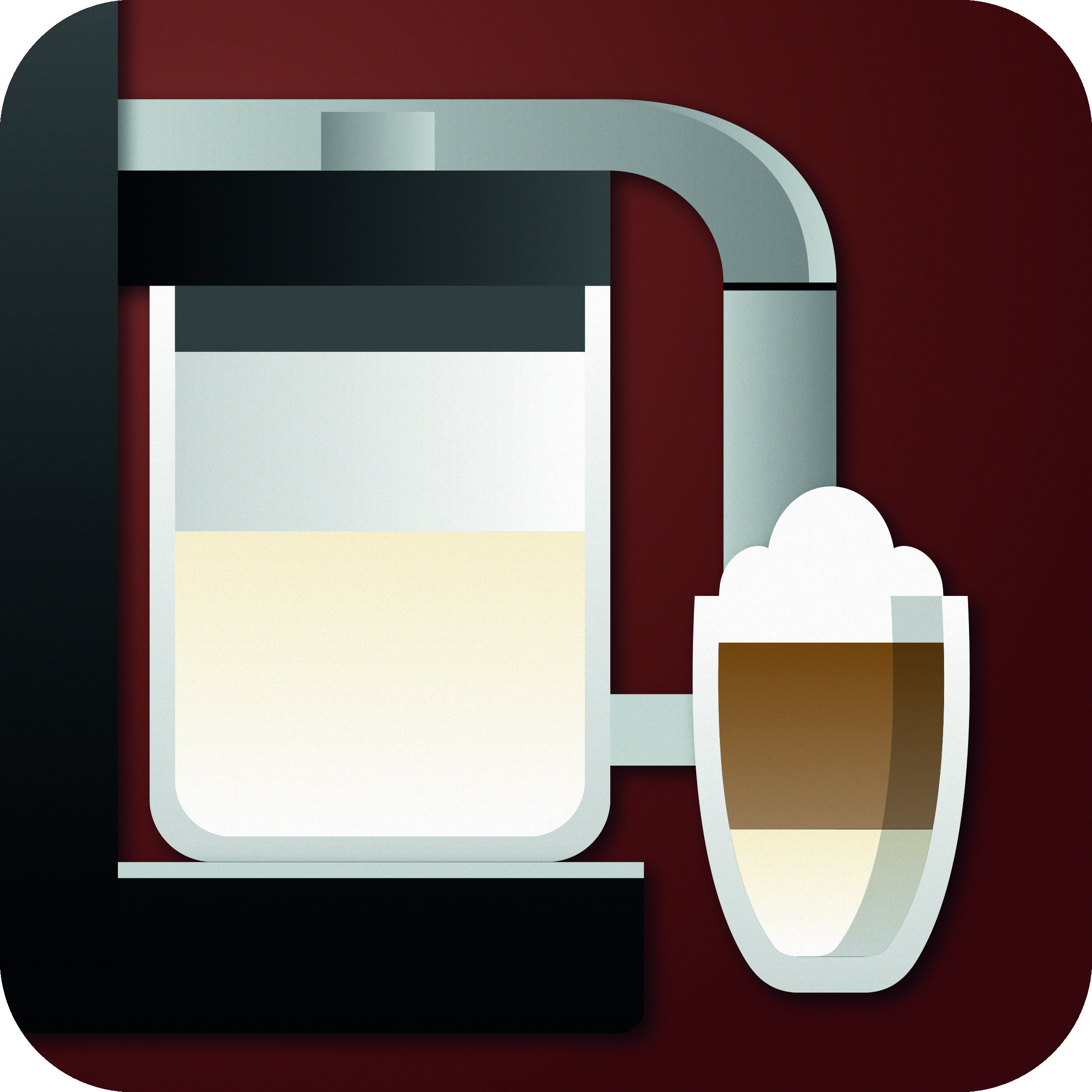 Perfect milk froth thanks to the integrated milk carafe