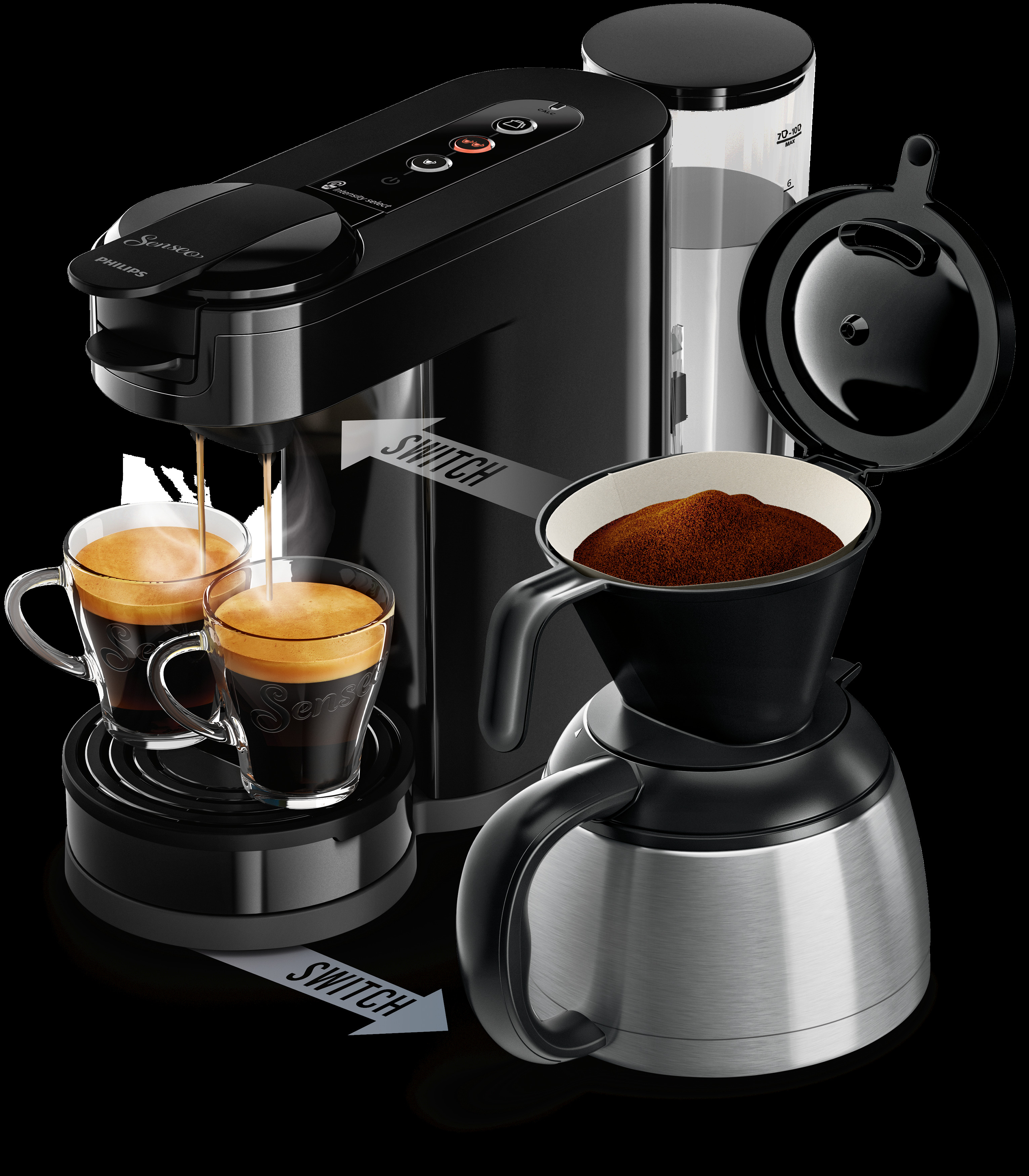 Delicioso caf&eacute; en dos formas: filtro o monodosis