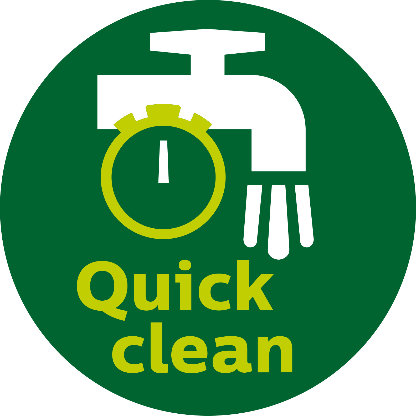 QuickClean en vaatwasmachinebestendig voor alle verwijderbare onderdelen